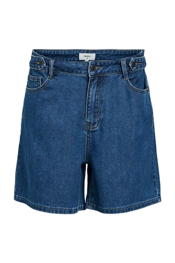 Lory Denim Shorts, Medium Blue Denim